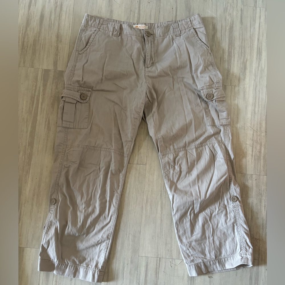 Vintage Lee tan khaki cargos